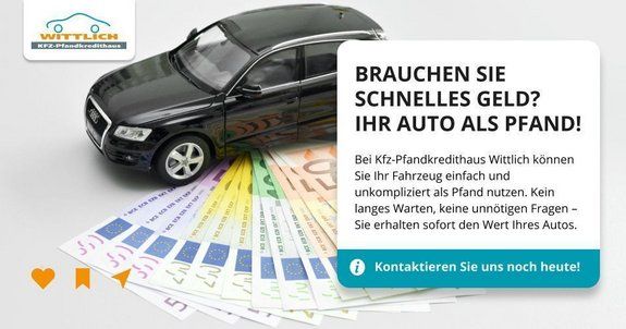 Newsbild Brauchen Sie schnelles Geld? Ihr Auto als Pfand!