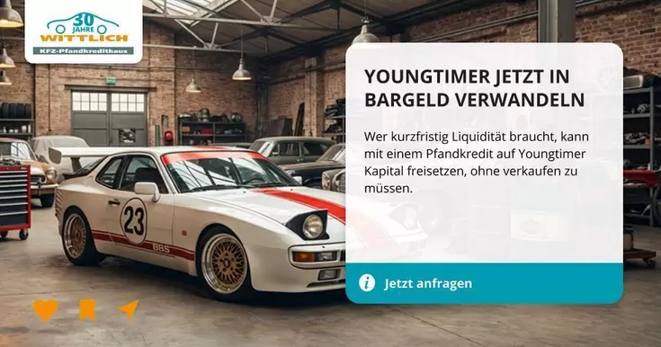 Newsbild Youngtimer jetzt in Bargeld verwandeln