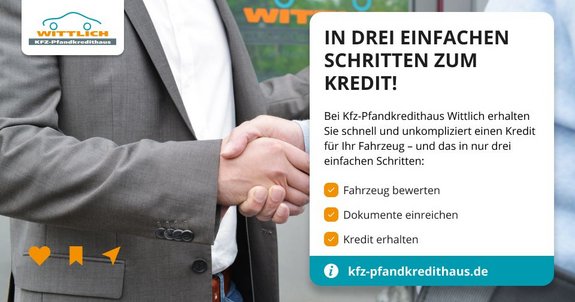 Newsbild In drei einfachen Schritten zum Kredit!