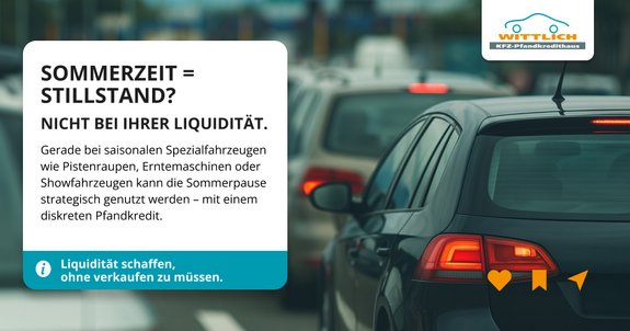Newsbild Sommerzeit = Stillstand? Nicht bei Ihrer Liquidität.