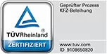 Logo TÜV Zertifikat